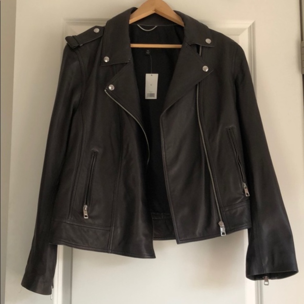XL Leather Moto Jacket